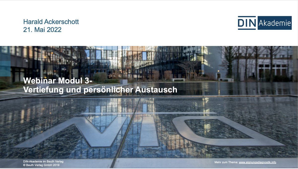 abci_und's tweet photo. @Ha_Ackerschott heute früh erst bei der #DINAkademie im @BeuthVerlag des @DIN_Norm und im Anschluss beim #HRFestival #HRFestival2022 to #BreaktheNorm you have to know your #Standards: #DIN33430 #ISO10667 #Eignungsdiagnostik für gute #Personalentscheidung-en und gutes #Recruiting https://t.co/yASqxwmKOH