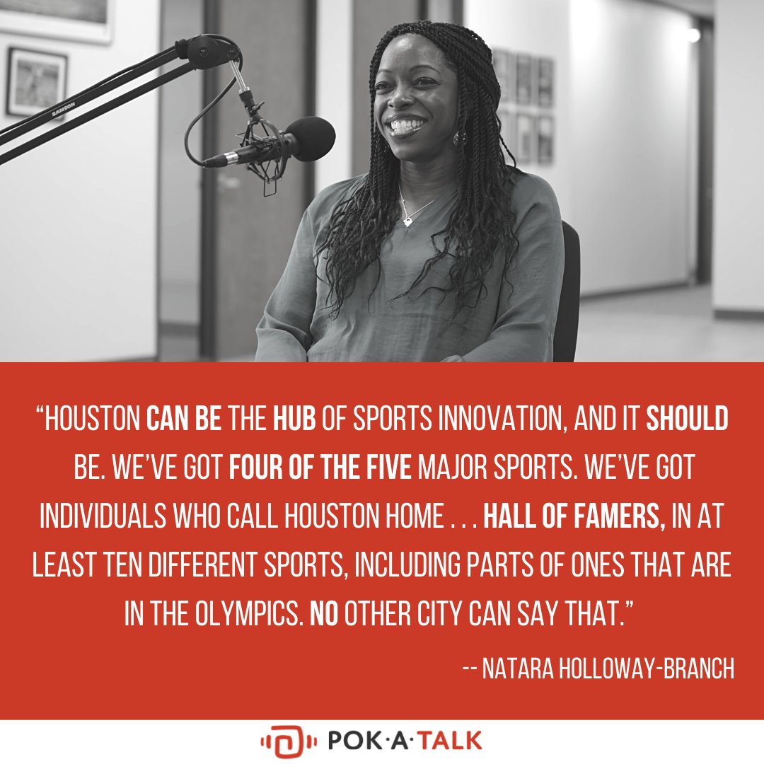 Pokatok_Fest's tweet photo. We had the honor of having @NH_Branch, VP of Business Operations & Strategy for the NFL, on the podcast and we could not be more excited for you all to listen to her episode tomorrow! 🎤🏈
#pokatok #podcast #sportstech #nfl #nflbusiness #houston #innovation https://t.co/Dfu3KUZcQB