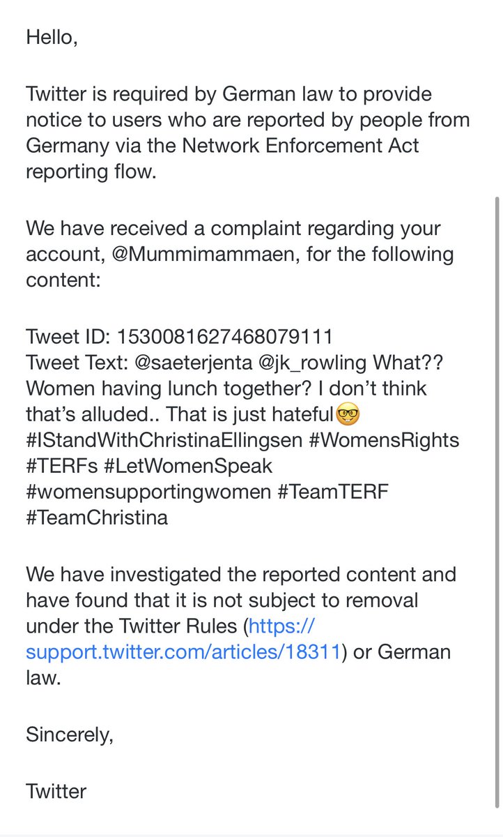 Mummimammaen's tweet photo. Oh no🫢
What was it that made you cry?
The bubbles? The menu?
The witches?
Please let me know… I don’t ever want to hurt your little feelings again🤡
#bplease #IStandWithChristinaEllingsen #LetWomenSpeak #WomensRights #WomenSupportingWomen #lunch https://t.co/TBzQPgTDDb