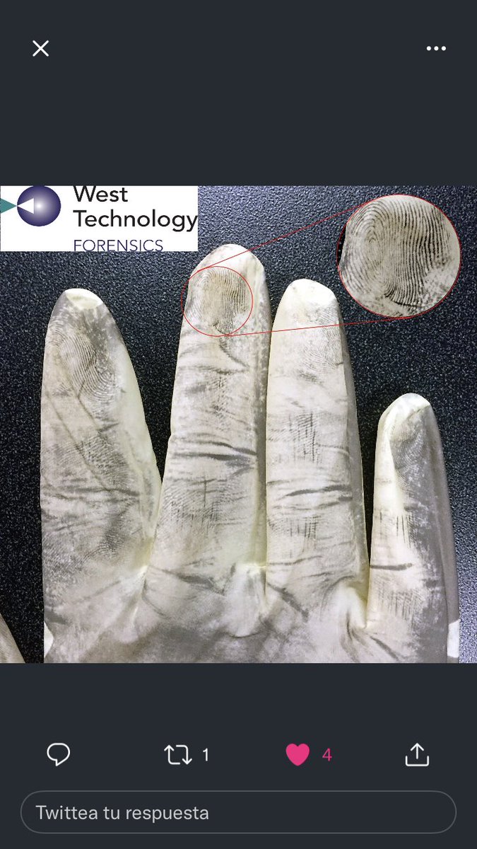 Guante de látex procesado con método de revelado de huellas latentes de oro/zinc #VMD

 #VacuumMetalDeposition #fingerprint #fingermark #worldwide #qualitymatters #forensics @West_Technology