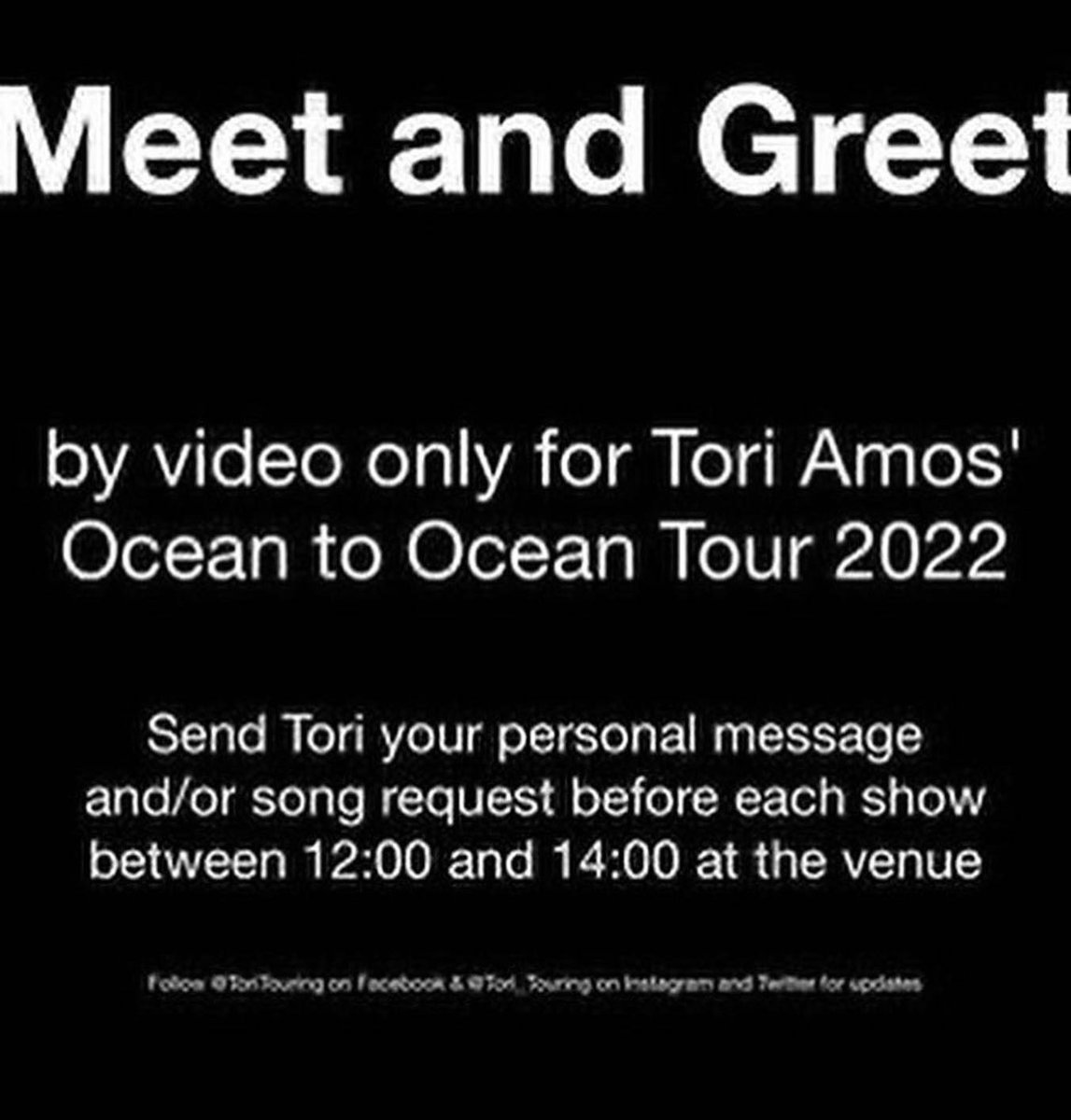 Kansas City come to the venue to drop off letter/gifts 1-2pm stay away from bus &amp; stage door BEFORE &amp; AFTER SHOW let’s keep <a href="/toriamos/">tori amos</a> safe! #toriamos #ewf #toriamosfans #kansascity #11showstogo