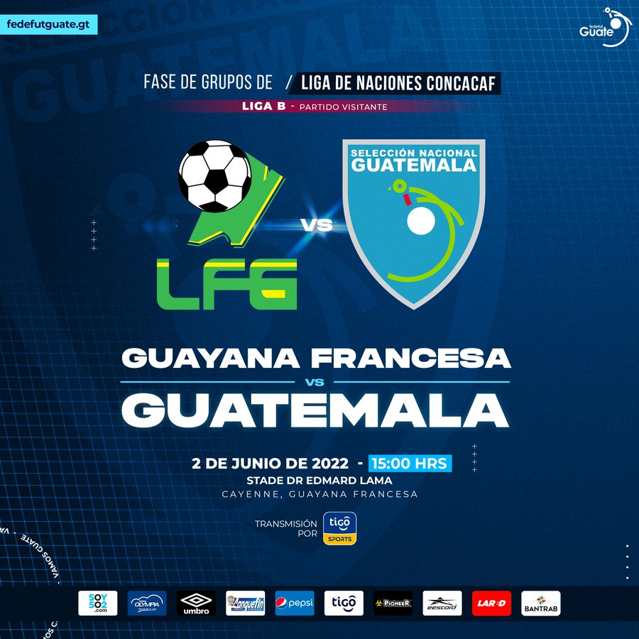 Cuando Guatemala vs Guyana juega 2022