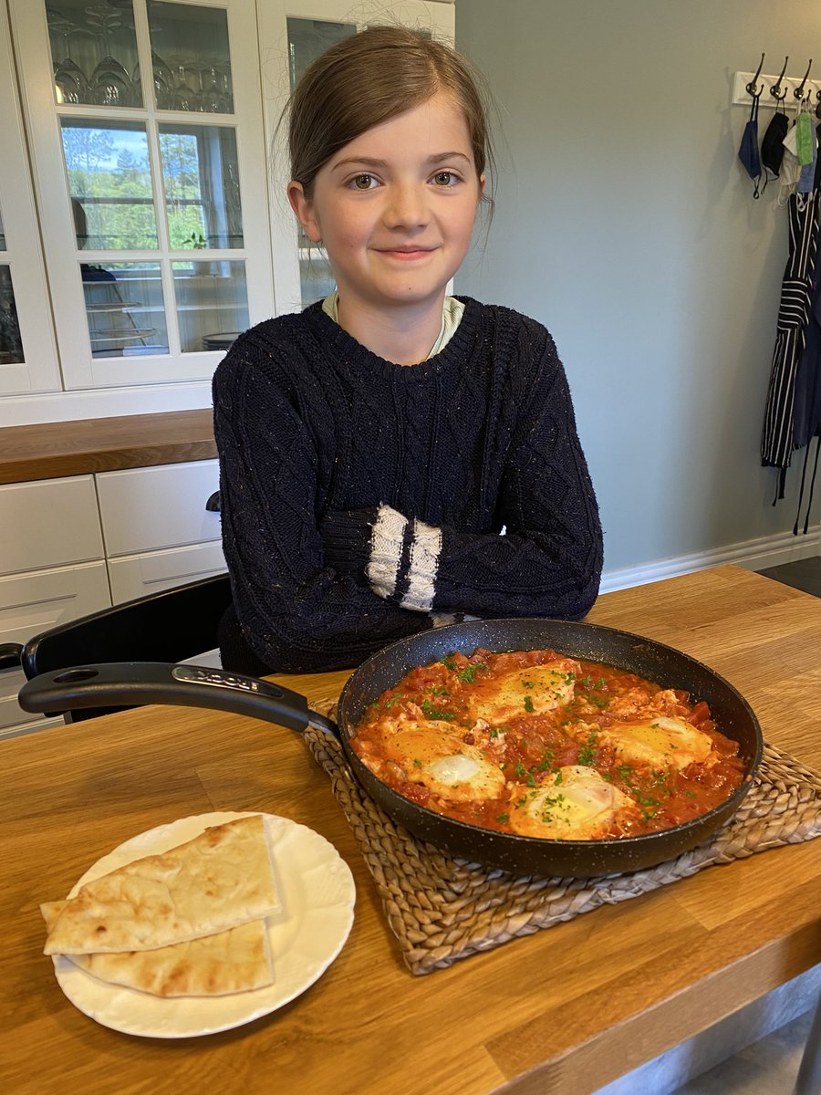 Andy Platt (@ajpinfrome) on Twitter photo Jemima is feeling a little poorly today, but is a full-on convert to Eggs in Purgatory (with garlic naan?!?) for get-well medicine. Thank you <a href="/Nigella_Lawson/">Nigella Lawson</a>! Jemima is feeling a little poorly today, but is a full-on convert to Eggs in Purgatory (with garlic naan?!?) for get-well medicine. Thank you <a href="/Nigella_Lawson/">Nigella Lawson</a>!