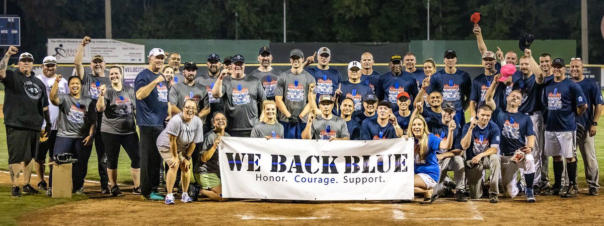 WeBackBlue's tweet photo. We are honored to have WMALβs @LarryOConnor come out and throw the ceremonial first pitch for the Homeruns & Heroes softball game THIS Sunday June 5th! He has been a great supporter of law enforcement and of We Back Blue! #WeBackblue #larryoconnor #backtheblue #thinblueline https://t.co/8cZnxqbniC