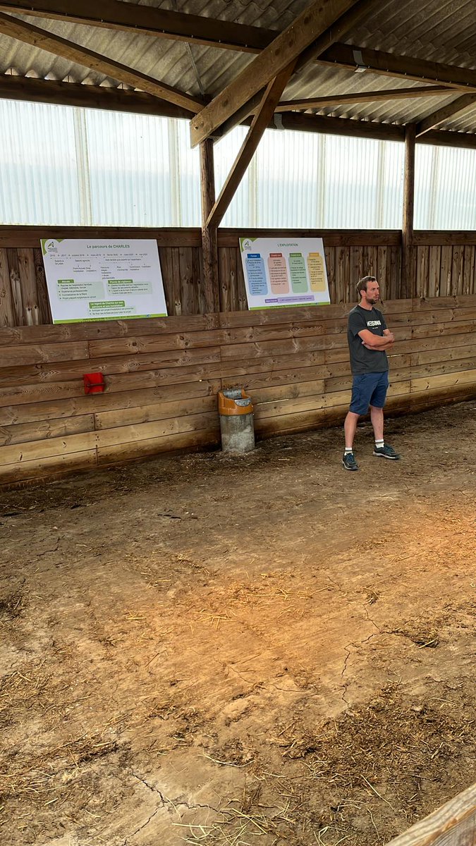 Cet après-midi, Charles Thuard, installé depuis 2020, a présenté son parcours lors de la journée CAP SUR L’INSTALLATION en OVINS VIANDE 🐑