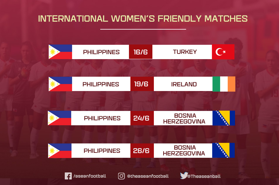ASEAN FOOTBALL on Twitter "🇵🇭 The Philippine women's team will train