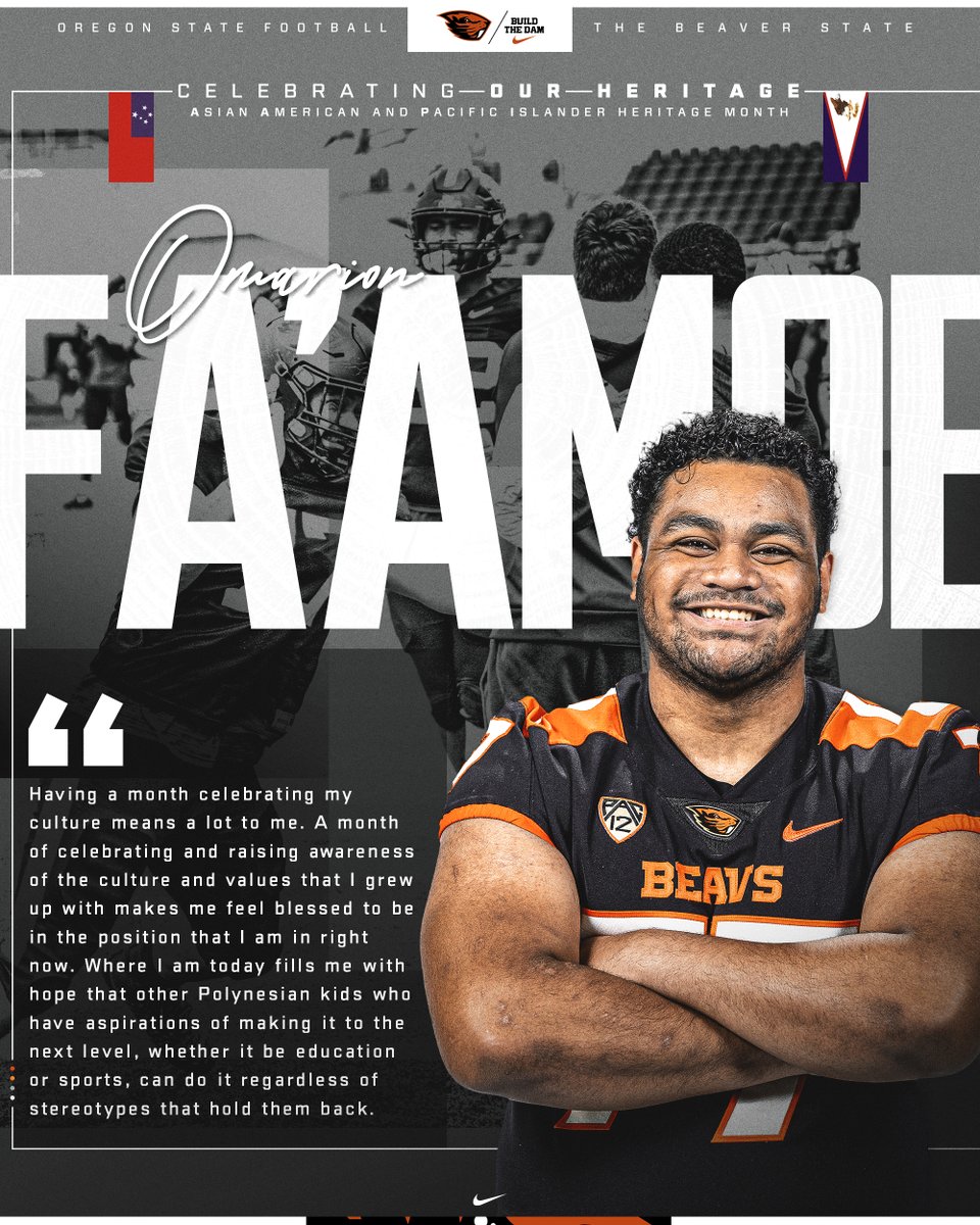 "A month of celebrating and raising awareness of the culture and values that I grew up with makes me feel blessed to be in the position that I am in right now."
🖊️ <a href="/otf_77/">Omarion Fa’amoe</a> 
 
#AAPIHeritageMonth