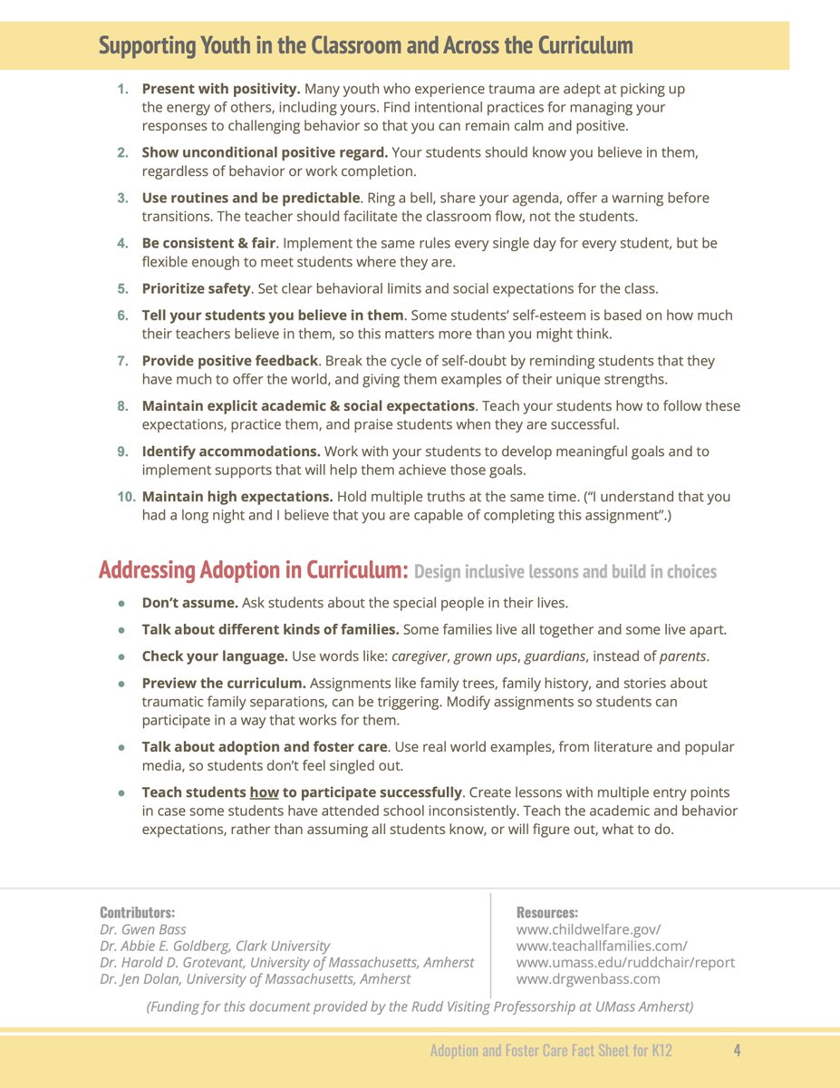 In celebration of National Foster Care Awareness Month, we want to share the latest "Adoption / Foster Care Fact Sheet for K-12 Teachers," from the Rudd Adoption Research Program <a href="/UMassAmherst/">UMass Amherst</a>. files.constantcontact.com/fd61ff1a201/bc…. (1/4)