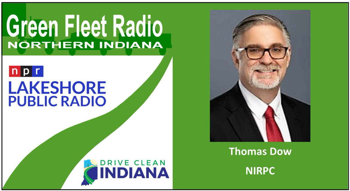 LegacyEnvServ's tweet photo. Tune in to "Green Fleet Radio" on Lakeshore Public Radio - 89.1 FM tomorrow as host Carl Lisek welcomes Thomas Dow of the Northwestern Indiana Regional Planning Commission for Part 1 of a discussion about transportation in the Region. https://t.co/1Drusuyd4O https://t.co/pqZAbRVoMh