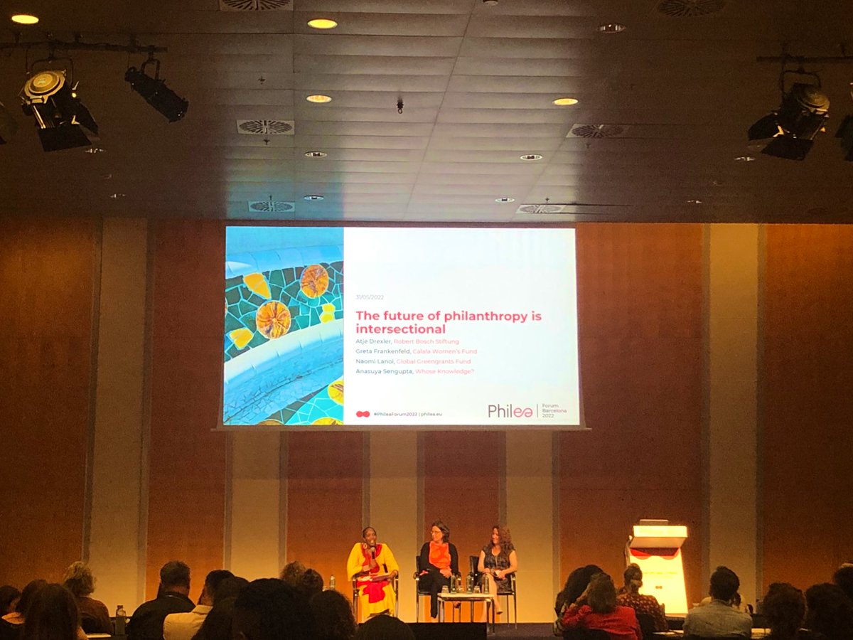 Feeling more hopeful about #philanthropy at @philea_eu annual conference. Sessions on racism & migration, participatory grant making and intersectional philanthropy. Step by step. Because “if you’re not at the table, you’re on the menu” according to @GreengrantsFund Naomi Lanoi.