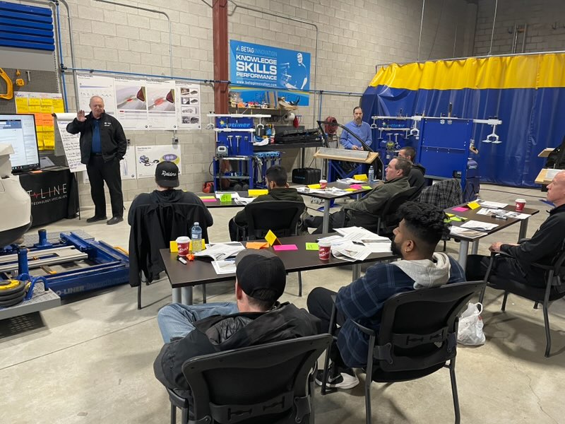 flatlinespray's tweet image. Many thanks to BETAG North America for their training, and BMW Group Canada for their efforts in organizing educational supplies for the classes. 
Flat Line and Betag want to thank the participants for being fully engaged and ensuring more vehicles are repaired properly.