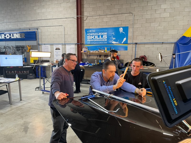 flatlinespray's tweet image. Many thanks to BETAG North America for their training, and BMW Group Canada for their efforts in organizing educational supplies for the classes. 
Flat Line and Betag want to thank the participants for being fully engaged and ensuring more vehicles are repaired properly.