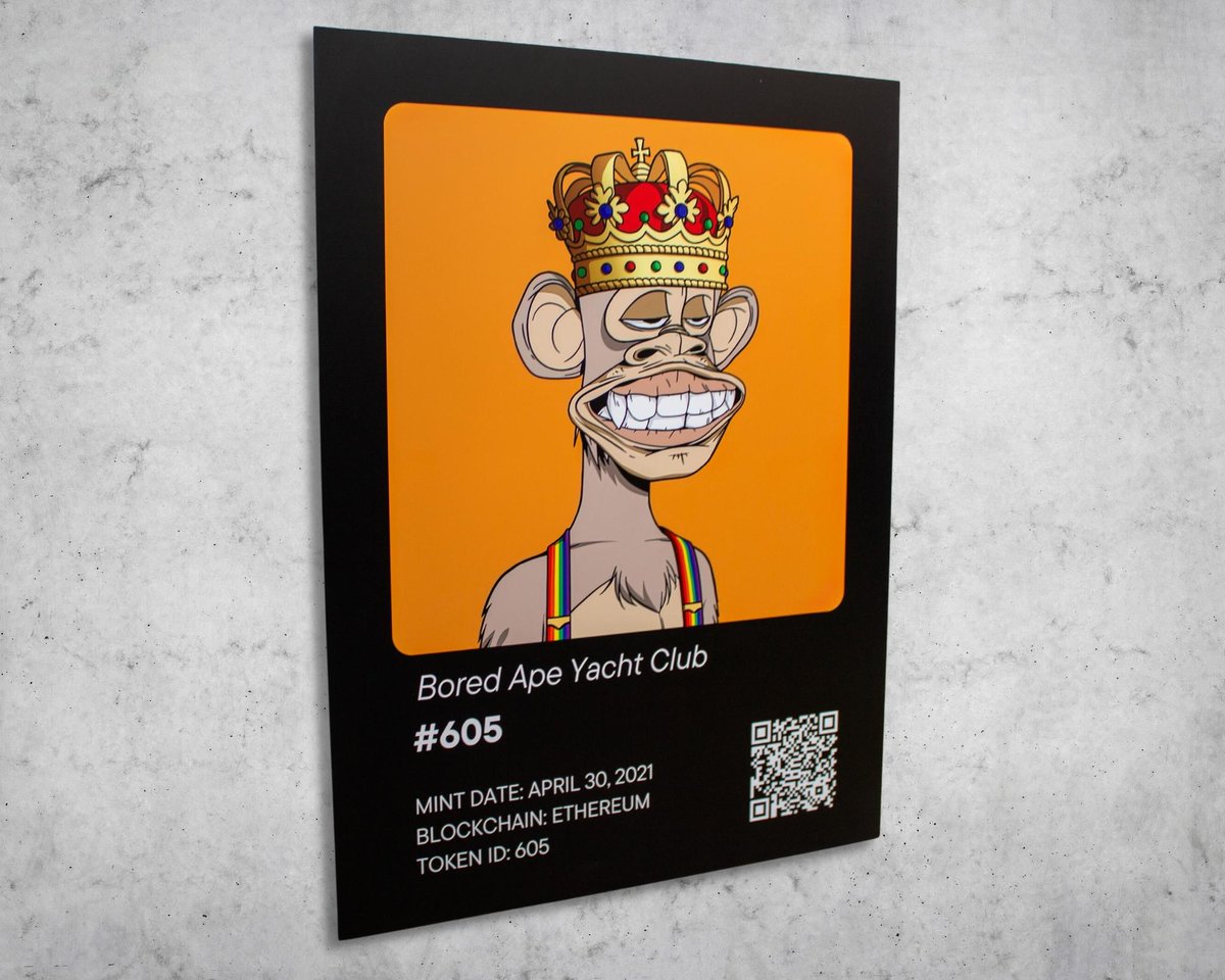 NFT__frame's tweet photo. Proudly display NFT art on your walls with our unparalleled printing service.

All you have to do is paste the link to your NFT, and we'll do the rest. All NFT marketplaces accepted. Delivered right to your doorstep. 

Bring your NFTs to life today!

https://t.co/mFaJecWuke https://t.co/LQqUDPhqlA