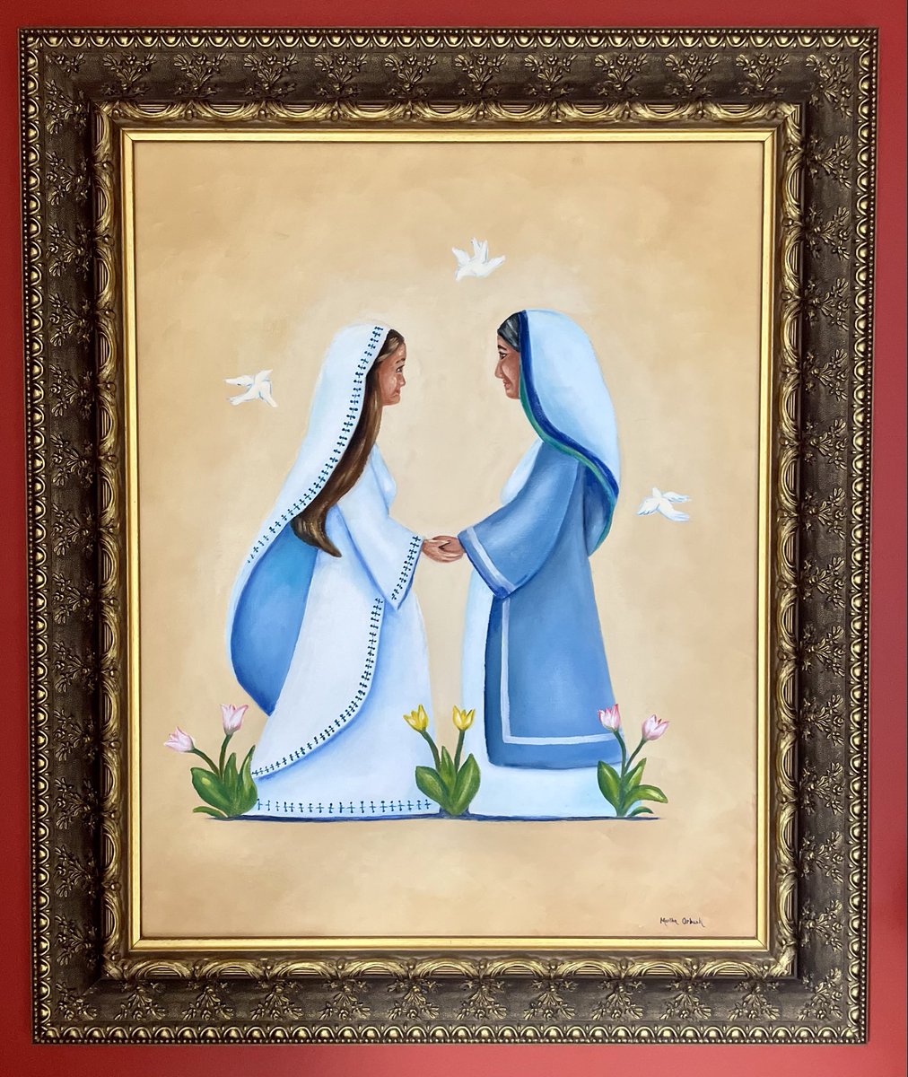 onegroovynun's tweet photo. On this feast of the Visitation, may the Holy Spirit fill each of us with hope, joy and newness of life in every way. https://t.co/wW8OG1PILs