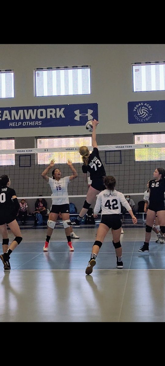 ToriBrents_2028's tweet photo. Such a fun weekend of volleyball in Las Vegas at the West Coast Championship! #Balancevbc 12 White took second in gold playing an awesome team from Utah. Second set we lost 28-30. So proud of my team ♥️🏐♥️ https://t.co/ps7HPH2L1t