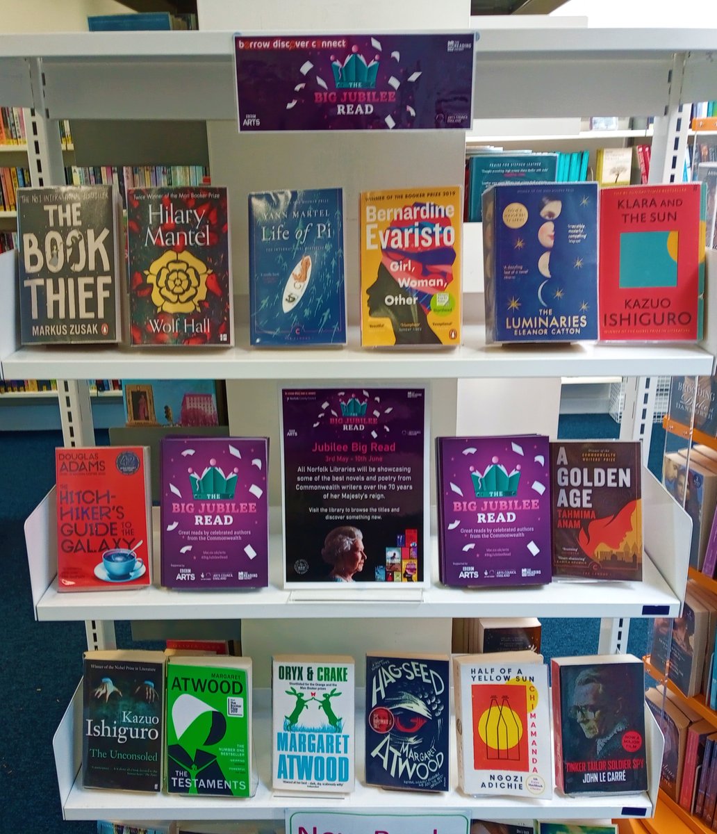 StalhamLibrary's tweet image. We are closed Thursday and Friday for the Jubilee Bank Holiday. Our normal opening hours will resume on Saturday 4th June. Now to spend the Jubilee reading a good book and drinking lots of tea☕ Maybe our Jubilee Big Read collection will have something suitable for the occasion👑