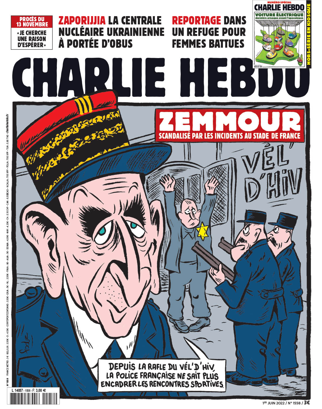 Charlie Hebdo on Twitter: "Zemmour scandalisé par les incidents au