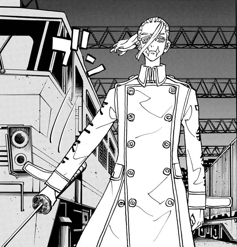 keisfangs's tweet photo. #TokyoRevengers255 #TR255 

it seems that kakucho hit a sensitive spot here. the issue of sanzu killing mucho has always been a sensitive point bc of how close they were, i feel that sanzu did appreciate him, but since his king is always before anyone else, that happened https://t.co/f5YkIRaYWC