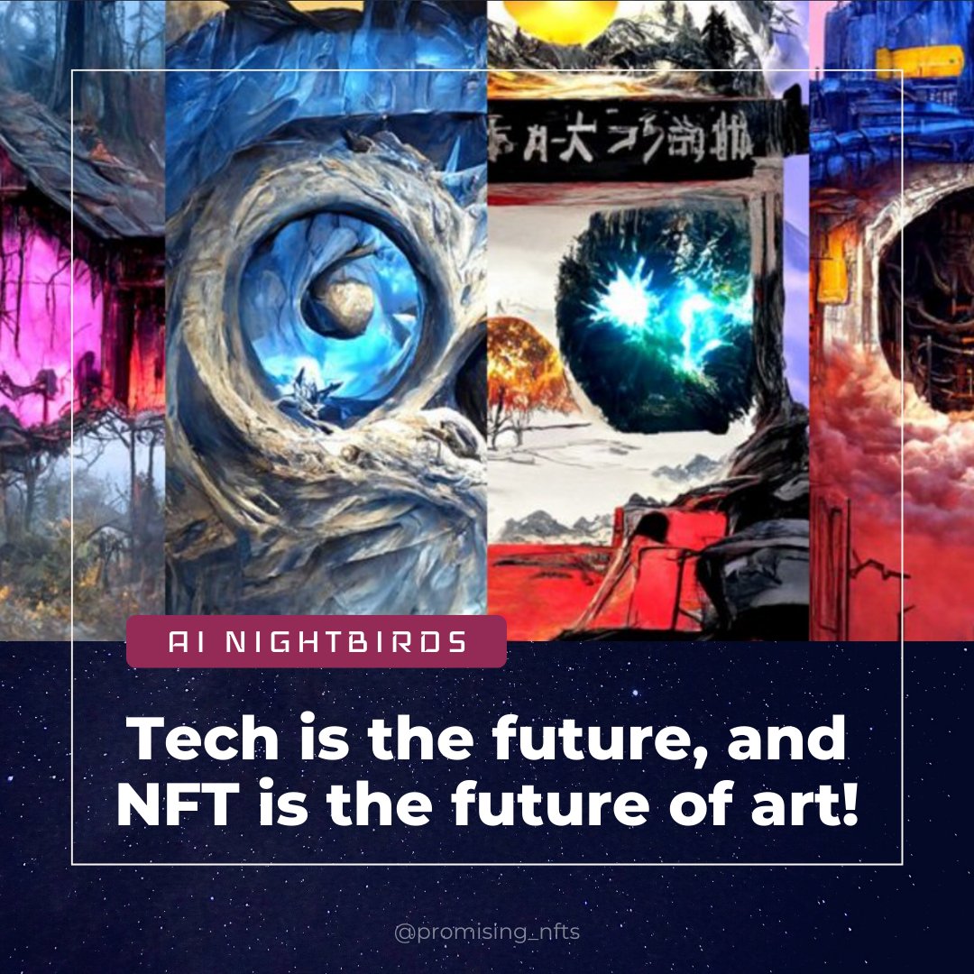 alberto.eth (@alberto_eth_) on Twitter photo AINightbirds is a stunning collection of 10,000 NFTs.
There’ll be future collaborations with other popular NFT collections, and airdrops.
For more information, follow <a href="/aimoonbirds/">AI Nightbirds</a>
#AINightbirds #PromisingNFTs #NFT AINightbirds is a stunning collection of 10,000 NFTs.
There’ll be future collaborations with other popular NFT collections, and airdrops.
For more information, follow <a href="/aimoonbirds/">AI Nightbirds</a>
#AINightbirds #PromisingNFTs #NFT