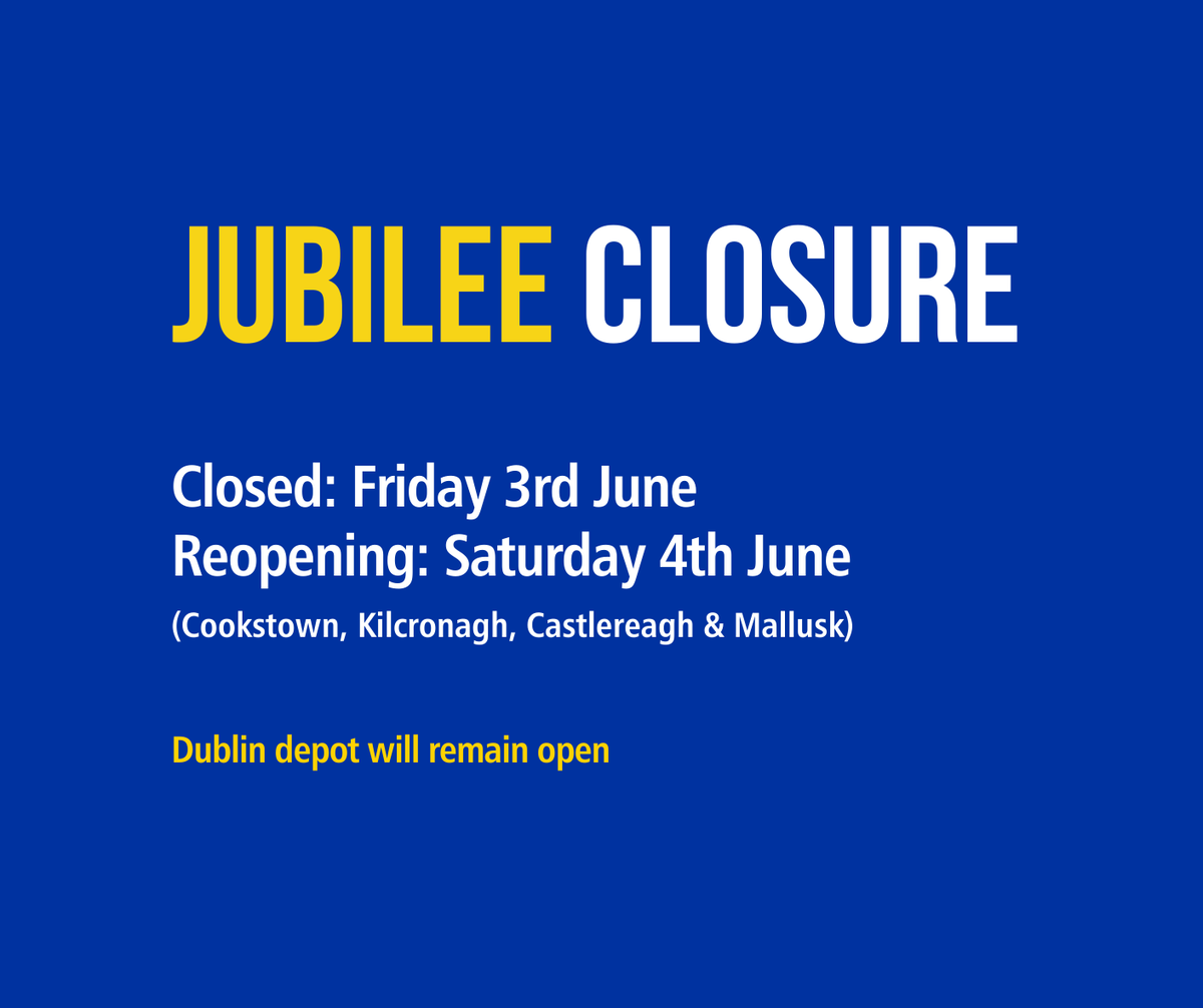 kdm_hire's tweet image. 👑 Platinum Jubilee closure details: