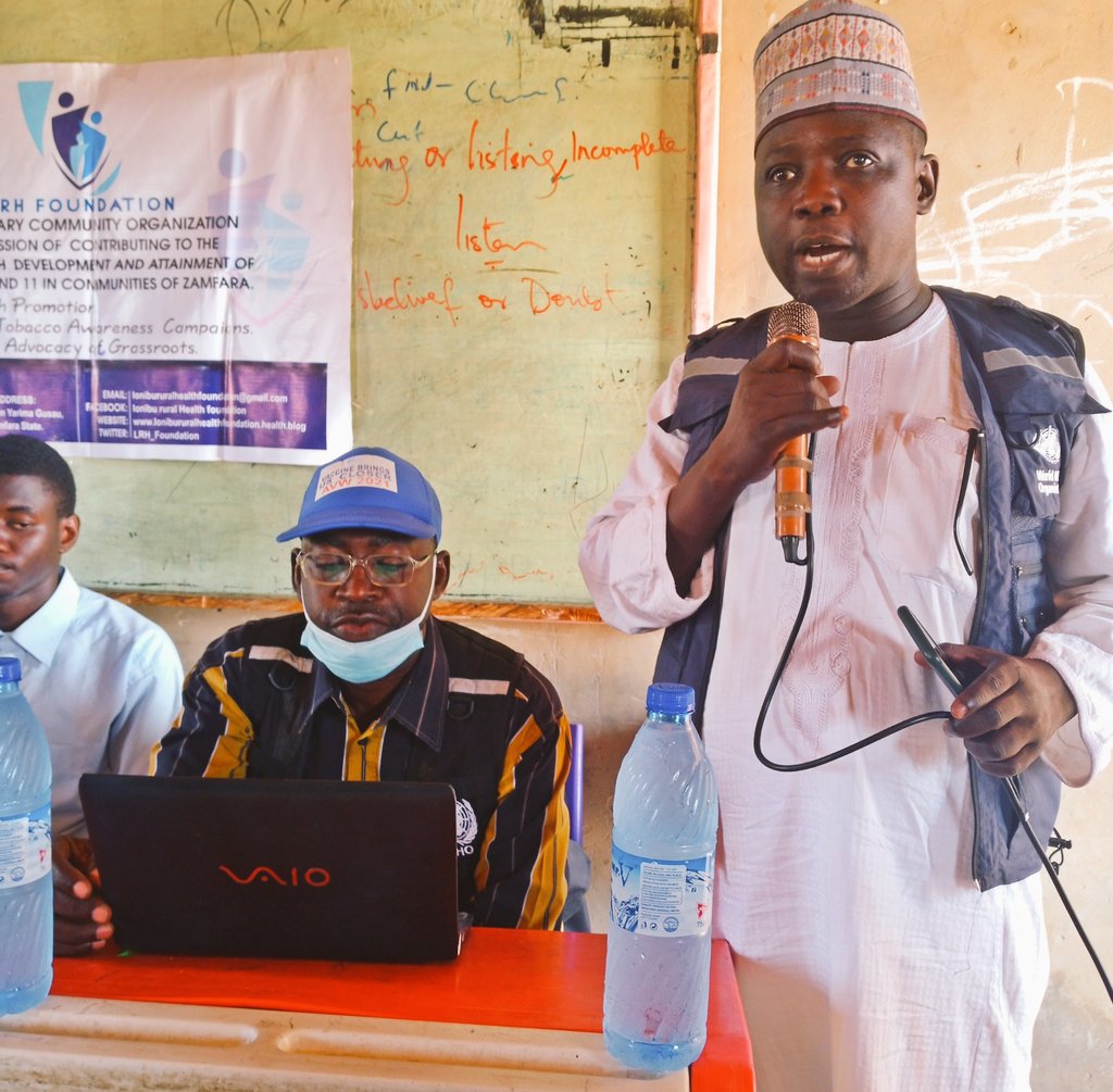 lonibu_health's tweet photo. As we celebrate the World No-tobacco Day 2022 Today. We worked together with the World Health Organization WHO to sensitize the students of Caliphate International School Gusau on the health implications of Tobacco usage. #CreateAwareness
#WorldNoTobaccoDay22
#WNTD22
#WHO
#LRHF https://t.co/ub7otid444