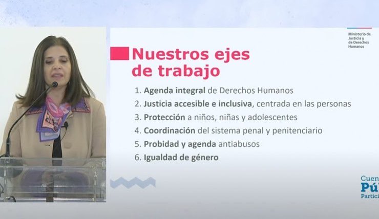 𝗖𝘂𝗲𝗻𝘁𝗮 𝗣𝘂́𝗯𝗹𝗶𝗰𝗮 𝗣𝗮𝗿𝘁𝗶𝗰𝗶𝗽𝗮𝘁𝗶𝘃𝗮 𝗱𝗲𝗹 𝗠𝗶𝗻𝗶𝘀𝘁𝗲𝗿𝗶𝗼 𝗱𝗲 𝗝𝘂𝘀𝘁𝗶𝗰𝗶𝗮 𝘆 𝗗𝗲𝗿𝗲𝗰𝗵𝗼𝘀 𝗛𝘂𝗺𝗮𝗻𝗼𝘀.  Invitada como Presidenta del COSOC⁣. 
Entra a bit.ly/encuesta_parti… y opina hasta el 13/06. 📌 Nuestra opinión importa! Participa.