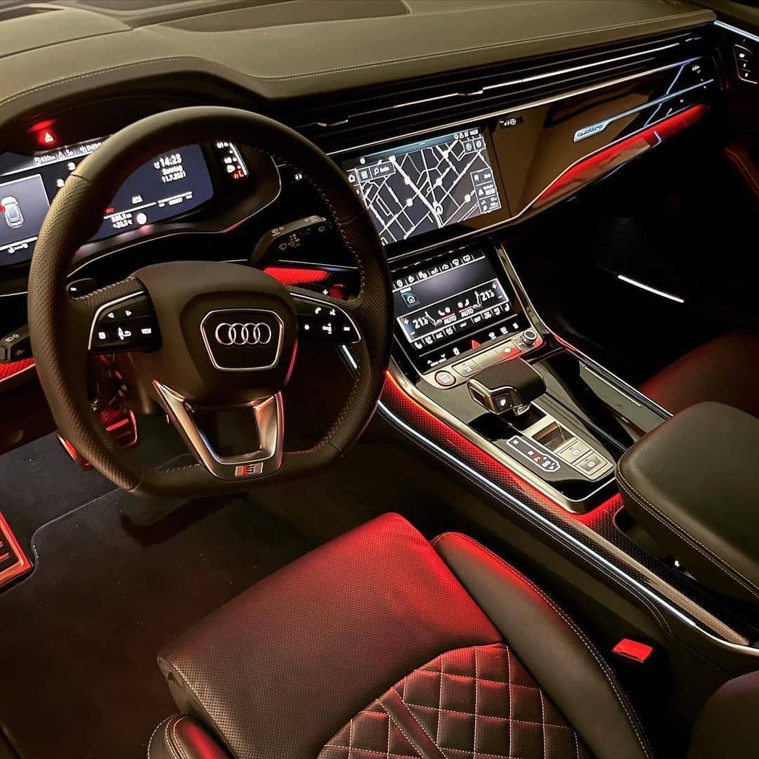 Audi interior.