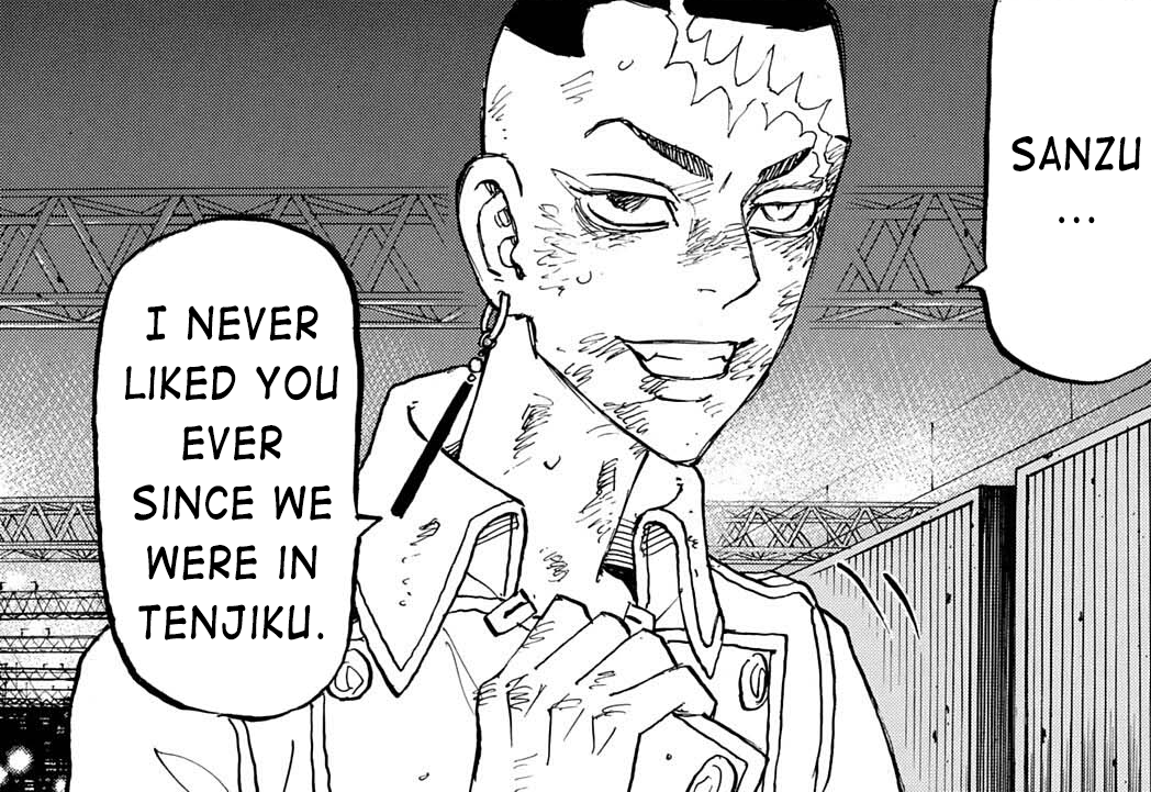 keisfangs's tweet photo. #TokyoRevengers255 #TR255

sanzu and kakucho confessing how much they dislike each other https://t.co/MUr9Bssj2n