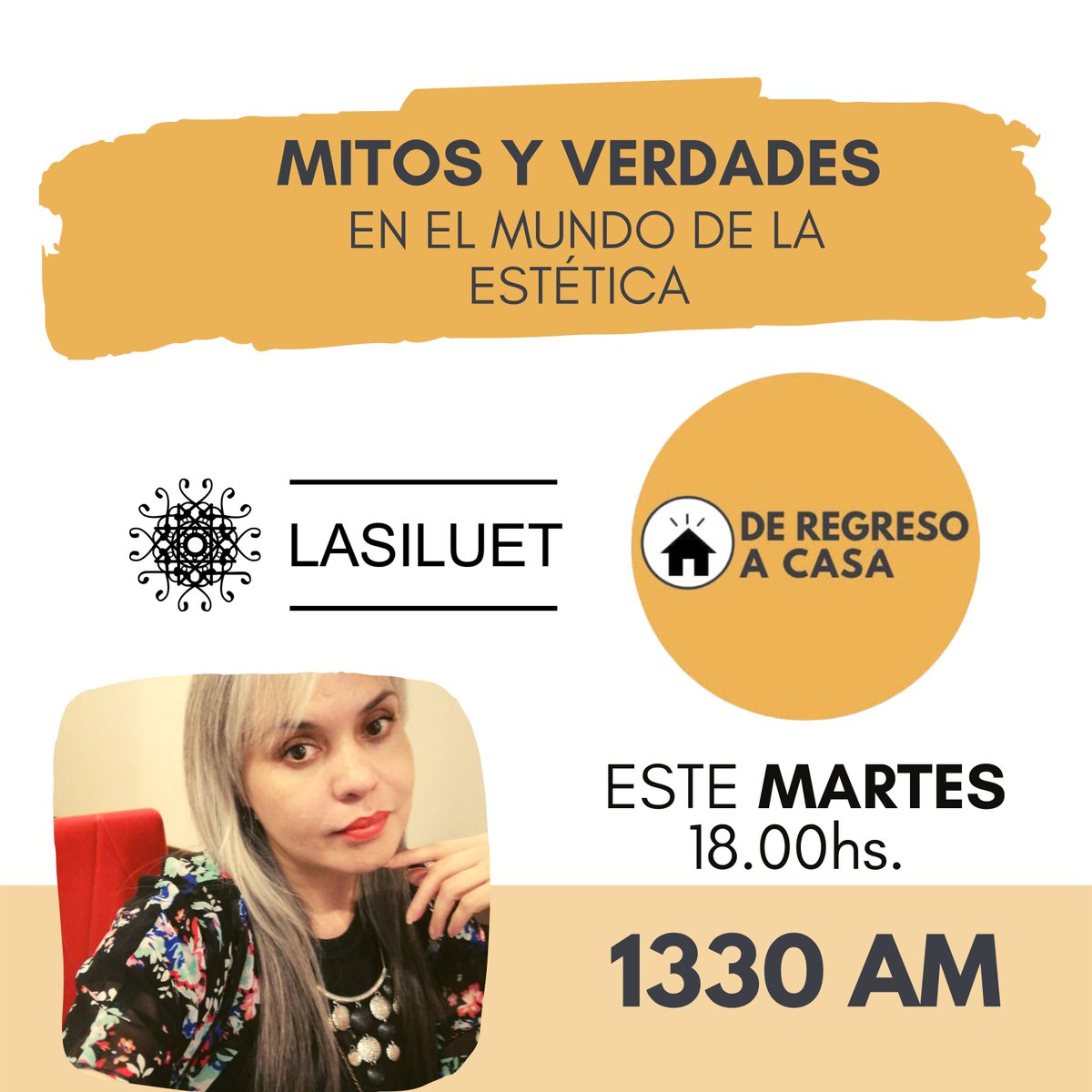 Mitos y verdades en el mundo de la estética será el tema hoy en De Regreso a🏡Nos visita Raquel Rojas de @LaSiluetpy 
Prendete a <a href="/1330am/">Radio Chaco Boreal</a> desde las 18h.