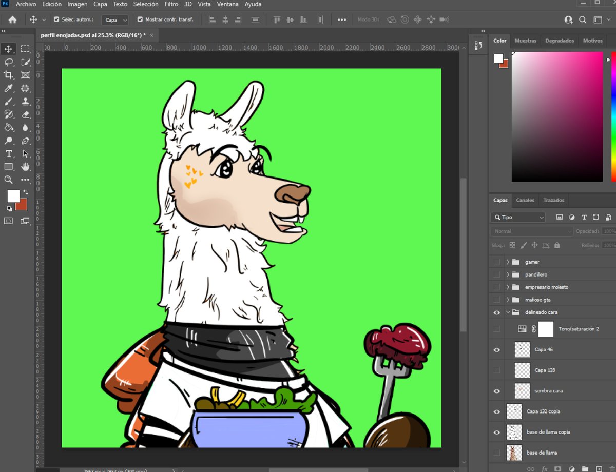 PatYoh22's tweet photo. ✨ Our NFT Collection "Calls you the Llama"

#ilustraciones #ilustraciondigital #ilustracionpersonalizada #dibujodigital #designer #graphicdesign #artwork #art #artprint https://t.co/PQ6TgyGbzk