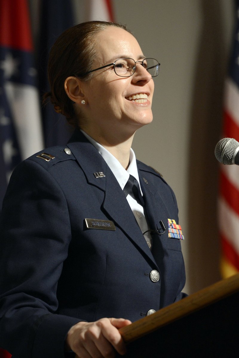 In honor of #JewishAmericanHeritageMonth, meet Jewish American @usairforce Chaplain, Capt Sarah Shechter. She serves as a mentor and leader to our Jewish community as well as to Airmen of all religious and heritage backgrounds.