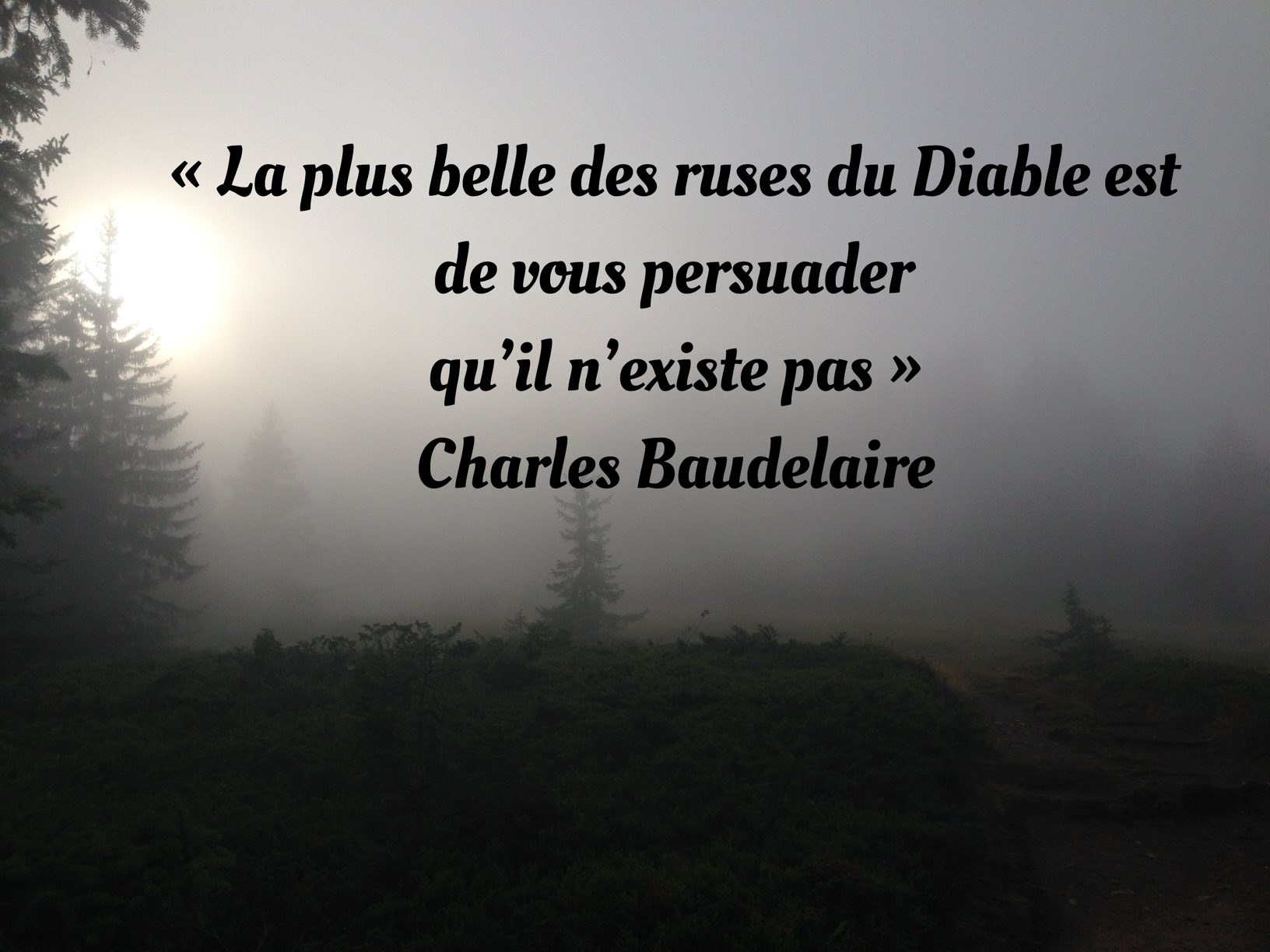 Emmanuel Portanery Baudelaire Diable Dieu Citation Proverbe T Co Fmtrcecjxo Twitter