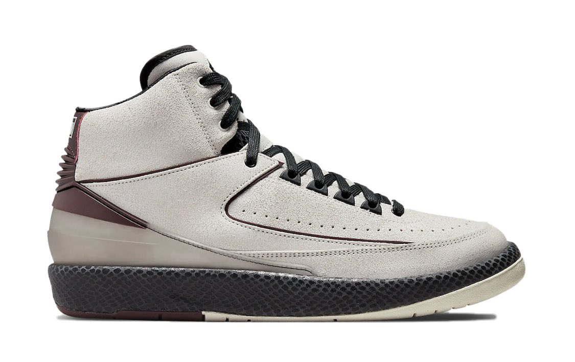 ThePremeNews's tweet photo. A Ma Maniere x Jordan 2 will be releasing online FCFS via AMM website. Just like previous drops, you should expect a domain change at drop time.

Any luck on raffles?
Let us know down below! https://t.co/4cHwSWTeRF