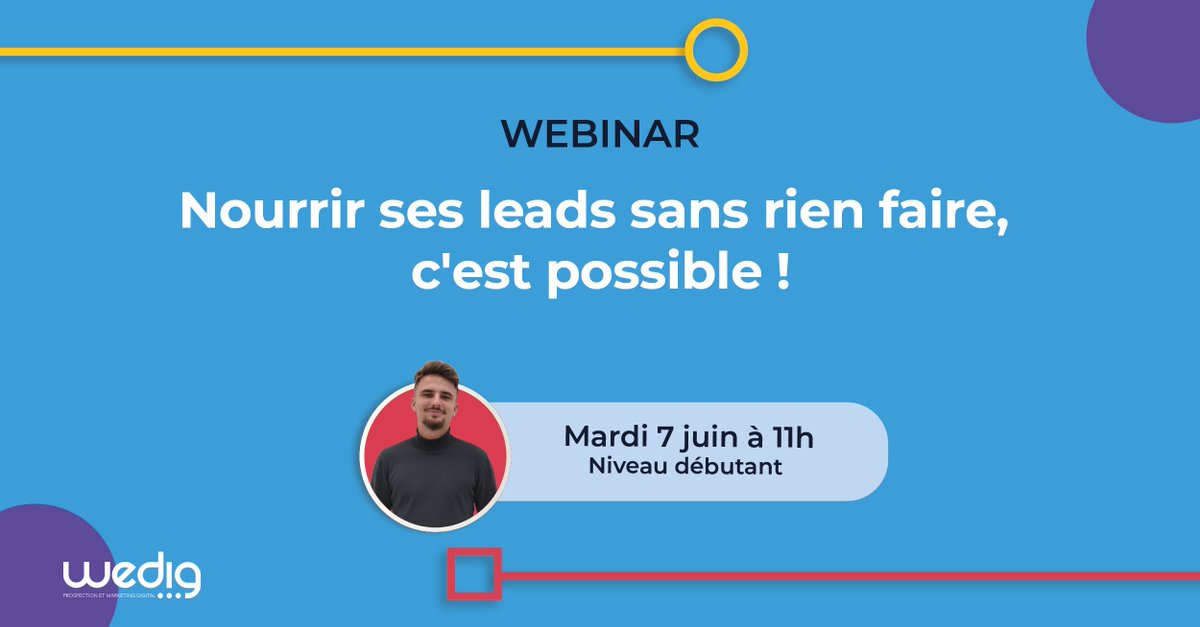 Conquérir de nouveaux prospects sans agir ou même y penser ? 

Découvrez comment lors de notre webinar du 7 juin à 11h ! 🗓
us02web.zoom.us/meeting/regist…