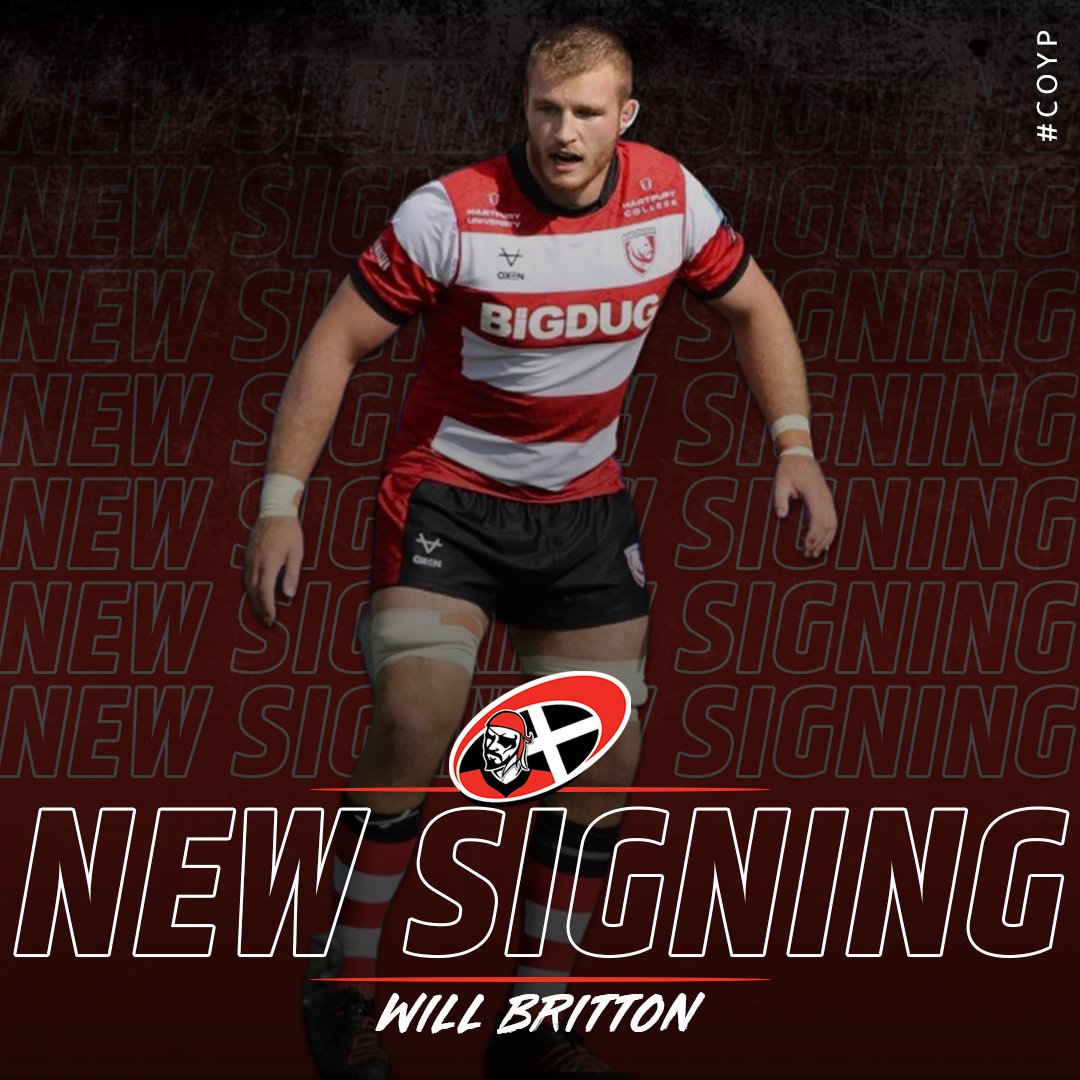 CornishPirates1's tweet image. 𝐍𝐄𝐖 𝐒𝐈𝐆𝐍𝐈𝐍𝐆✍🏻

We are excited to announce the signing of second row Will Britton from @gloucesterrugby! Will joins us later this summer ahead of the 2022-23 season. 

cornish-pirates.com/rugby/pirates-…

#COYP