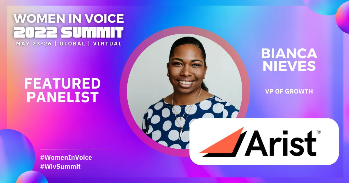 WomenInVoice's tweet photo. Teach, train, and nudge in the #flow of work. ๐ Arist has got it covered.
#Thankyou to #WivSummit sponsor Arist!
โRedefining what enterprise training looks like is a big challenge, but it's something that i'm super passionate about..."
- Bianca Nieves, Head of Growth at Arist https://t.co/mcdyihiFvZ