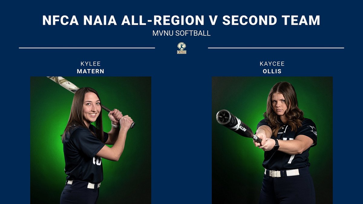 MVNU_Cougars's tweet photo. Softball: Matern and Ollis Selected to NFCA All-Region Team
 - https://t.co/08EhVlWE8I https://t.co/eeliZRPyTJ