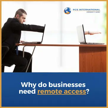 PCSINTL's tweet image. For a fraction of the cost of a traditional office workspace, companies can empower employees to safely and securely access the information they need anytime, anywhere.

Read more: buff.ly/3axgXQq

Let’s get you set up with remote access.

#itsolutions