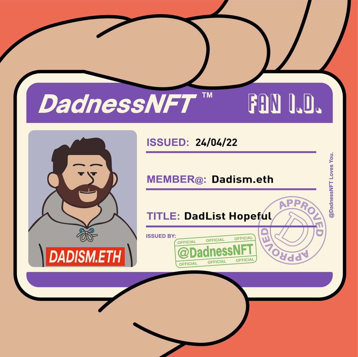HeshersNFT's tweet photo. @DadnessNFT I’m ready for that Dadlist!! https://t.co/eLFBnDm4Un