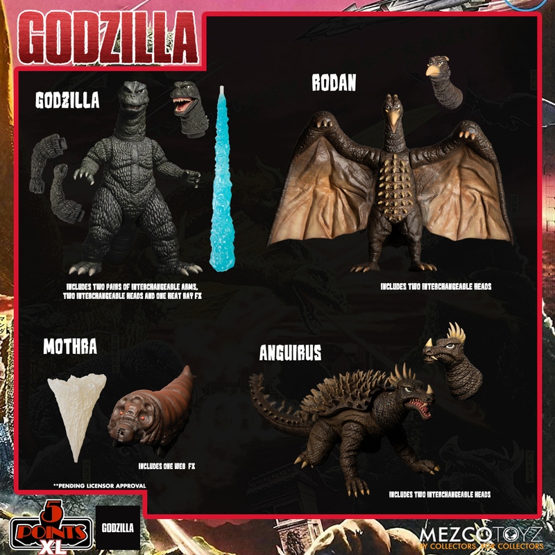 The monsters are in revolt…and the world is on the brink of destruction!

Godzilla: Destroy All Monsters (1968) - Round 1 Boxed Set is available now! 🦖

🔗: mezcotoyz.com/5-points-xl-de…