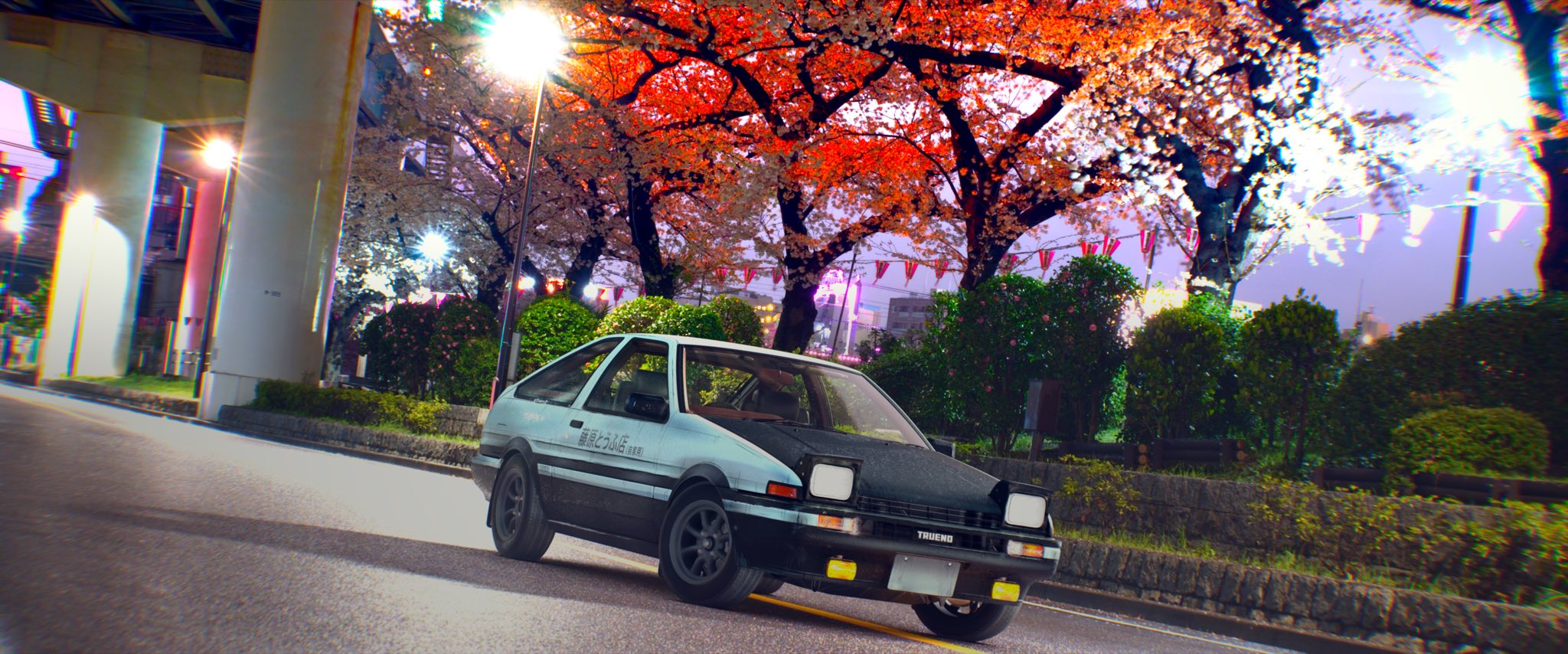 Kostas K Vqs Ntinoskonsta This One Is For The Initial D Fans Ae86 Wallpaper Project D Render The Best Battle In The Anime And The Final Scene Enjoy