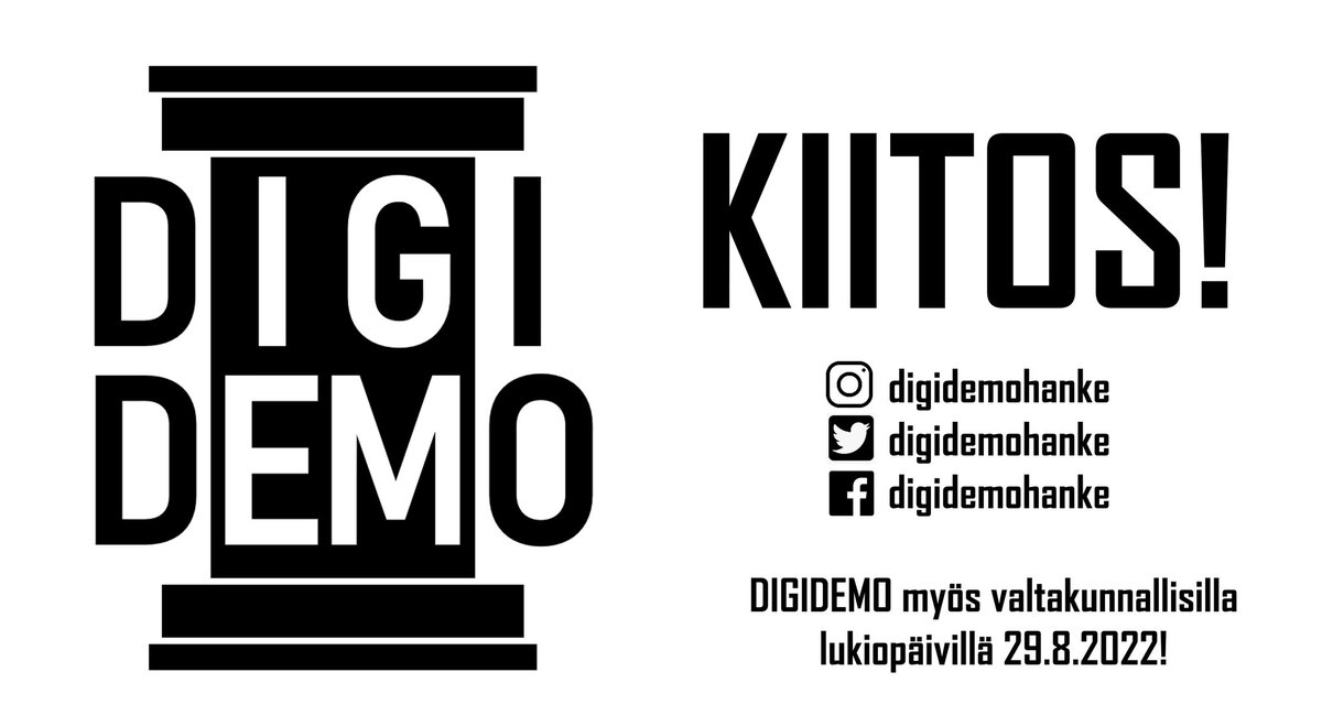 DIGIDEMOhanke's tweet image. Kiitos esittelyyn osallistuneille! Hienoa keskustelua ja osallistumista oppimisympäristön episodeista 🙏🏻

Meitä näkee seuraavaksi mm. 29.8. valtakunnallisilla lukiopäivillä.

Seuratkaa myös somea, oppimisympäristö julkaistaan vapaaseen käyttöön elokuun alkuun mennessä #digidemo