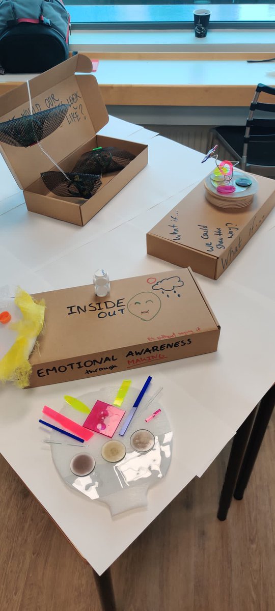 MaartenHennekes's tweet image. Super creatieve deelnemers aan onze workshop Imagine a Move in Space. Samen verkenden we de mogelijkheden tot het ontwerpen van maker kits met ruimte voor karakteristieken van het maakonderwijs zoals fantasie en vrije exploratie. #FabLearn #fabmake2022