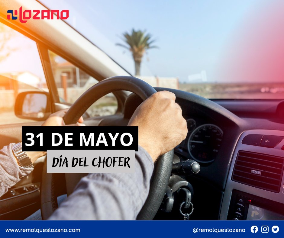 RemolquesLozano's tweet photo. Día del chófer

Feliz día a todas y todos los profesionales que cumplen con el trabajo y la responsabilidad que conlleva a ser trabajador del volante en nuestro país.

#Remolques #RemolquesLozano #Semirremolques #Transporte

Visita nuestro sitio web: https://t.co/vZ20DYIGcB https://t.co/G2McuCxnJS