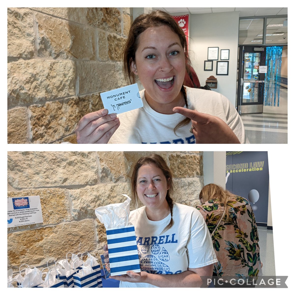 Super Teacher <a href="/Ms_JLitt1e/">Julie Little M.Ed</a> won our first giveaway! A $25 gift card generously donated by <a href="/ElMonumentoTX/">El Monumento</a> #JISDSuperTeachers  #JISD_PD #JISD_learns <a href="/Jarrellisd/">Jarrell ISD</a>