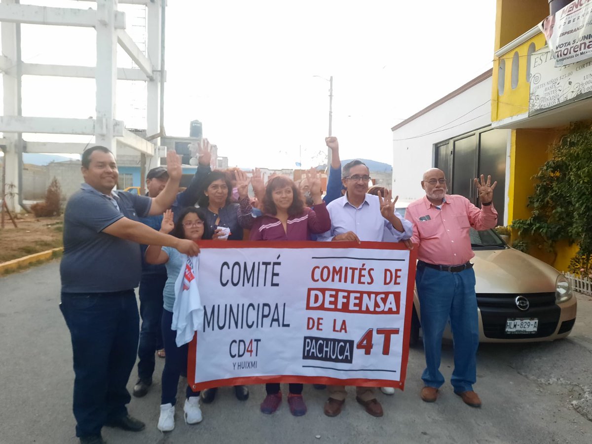 PabloVargasGon6's tweet photo. #CD4T de la Colonia ISSSTE y el Huixmi de la Ciudad de #Pachuca. Sin duda alguna @juliomenchaca_ será nuestro próximo Gobernador de #Hidalgo https://t.co/K6TDJQMz14