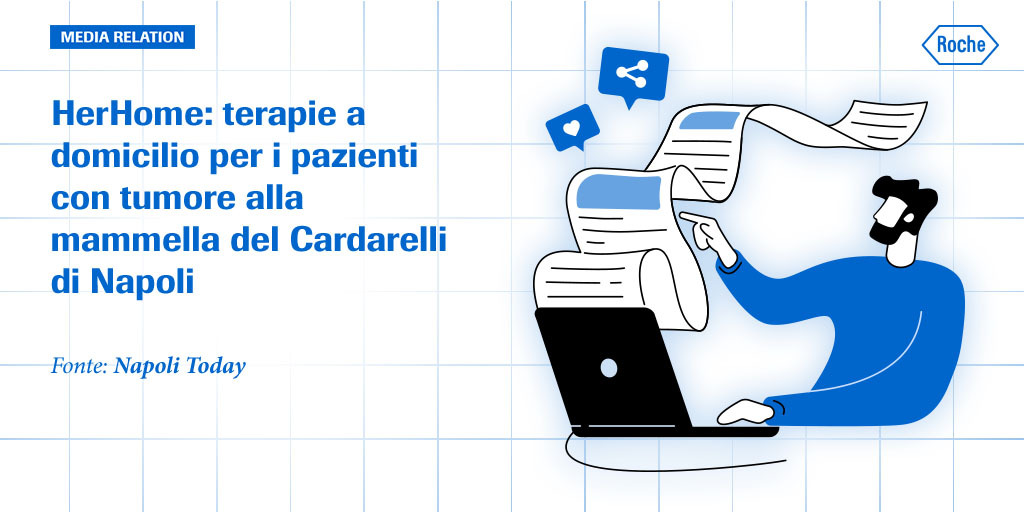 RocheItalia's tweet photo. Grazie a “HerHome”, il progetto di cure domiciliari per pazienti con carcinoma mammario promosso dal Cardarelli di Napoli con il nostro supporto, 40 donne hanno potuto ricevere a casa la terapia. Leggi l’articolo completo ➡️ https://t.co/QpXox9kDtt
#RocheForBreast https://t.co/0cXXsHvaUM