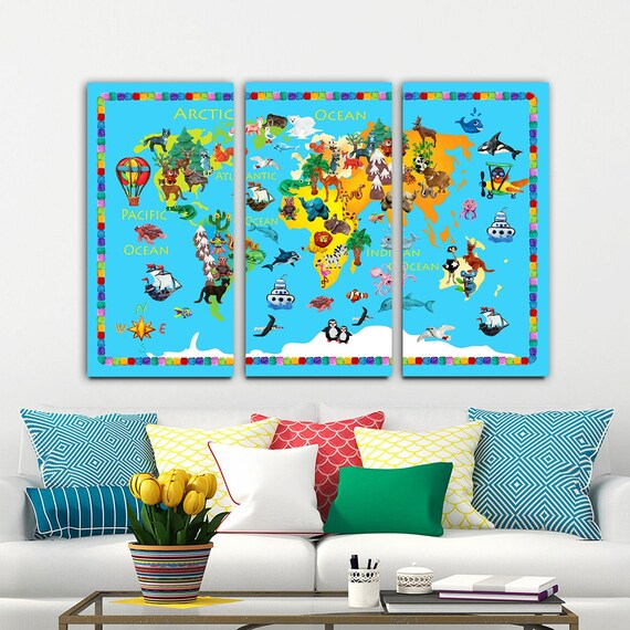 CanvasLucky's tweet image. World Map Print, Canvas Wall Art, Nursery World etsy.me/2R11Mpj #worldmapprint #canvaswallart #nurseryworldmap #nurserywallart @etsymktgtool