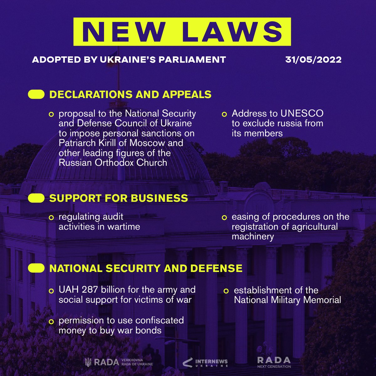 UkraineWorld On Twitter New Laws Adopted By ua parliament As Of May 