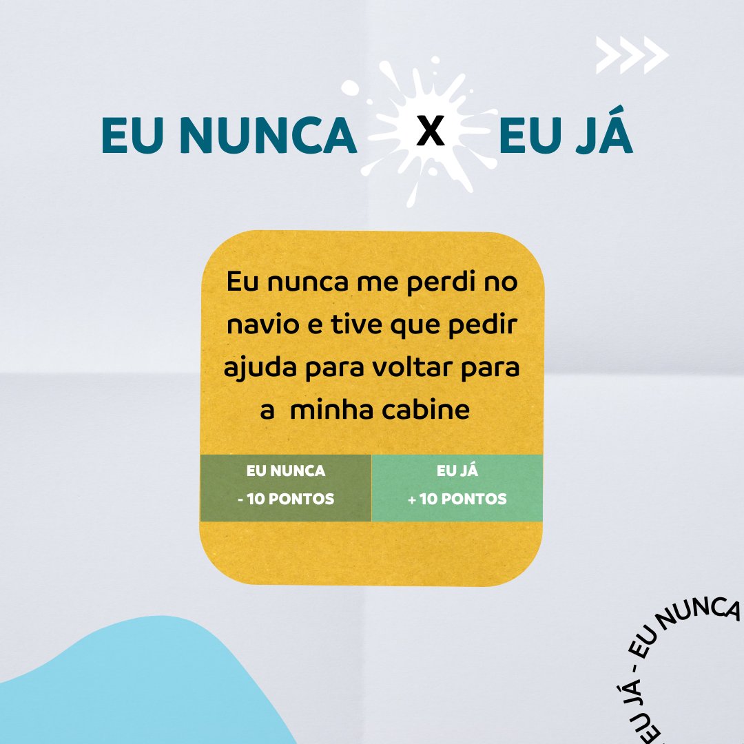 sampletrip's tweet photo. E, aí, tripulante! Bora jogar? Todos sabem que a vida marítima é super agitada. Então, nos diga aí: com quantos pontos vocês ficaram?

#gruposample #sampletrip #crewlife #tripulantes #crewmember #cruzeiros #eununca #jogo https://t.co/LNK41D90BH